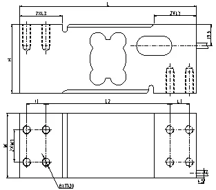 웨이트 로드 셀 플랫폼 스케일 60X80cm 600kg 포크리프트 스케일 센서 알루미늄 비 사용자 정의 1