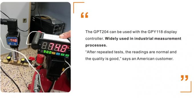 정확한 판독을 위한 컴팩트 24VDC 산업용 디지털 수압 압력 송신기 2