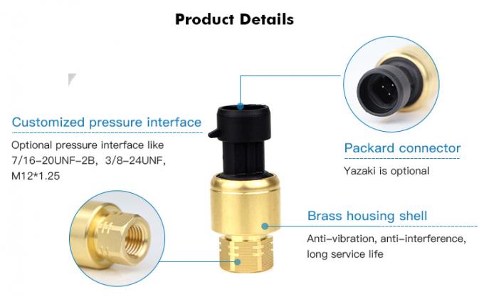 RPT233S 0~20MPa 패커드 야자키 1%FS HAVC 시스템에 대한 세라믹 압력 센서 0