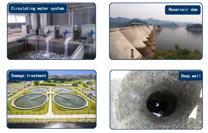 12V DC 수직 지하 물 액체 레벨 감지 장치 수심 센서 2
