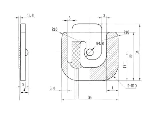 High-Performance 50kg Half-Bridge Load Cell for Body Scales - Xg 1